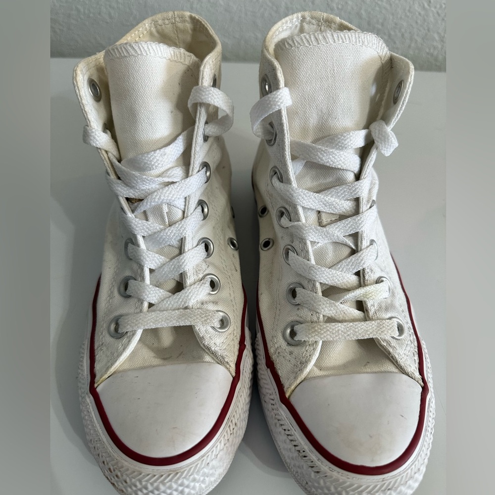 White high top converse